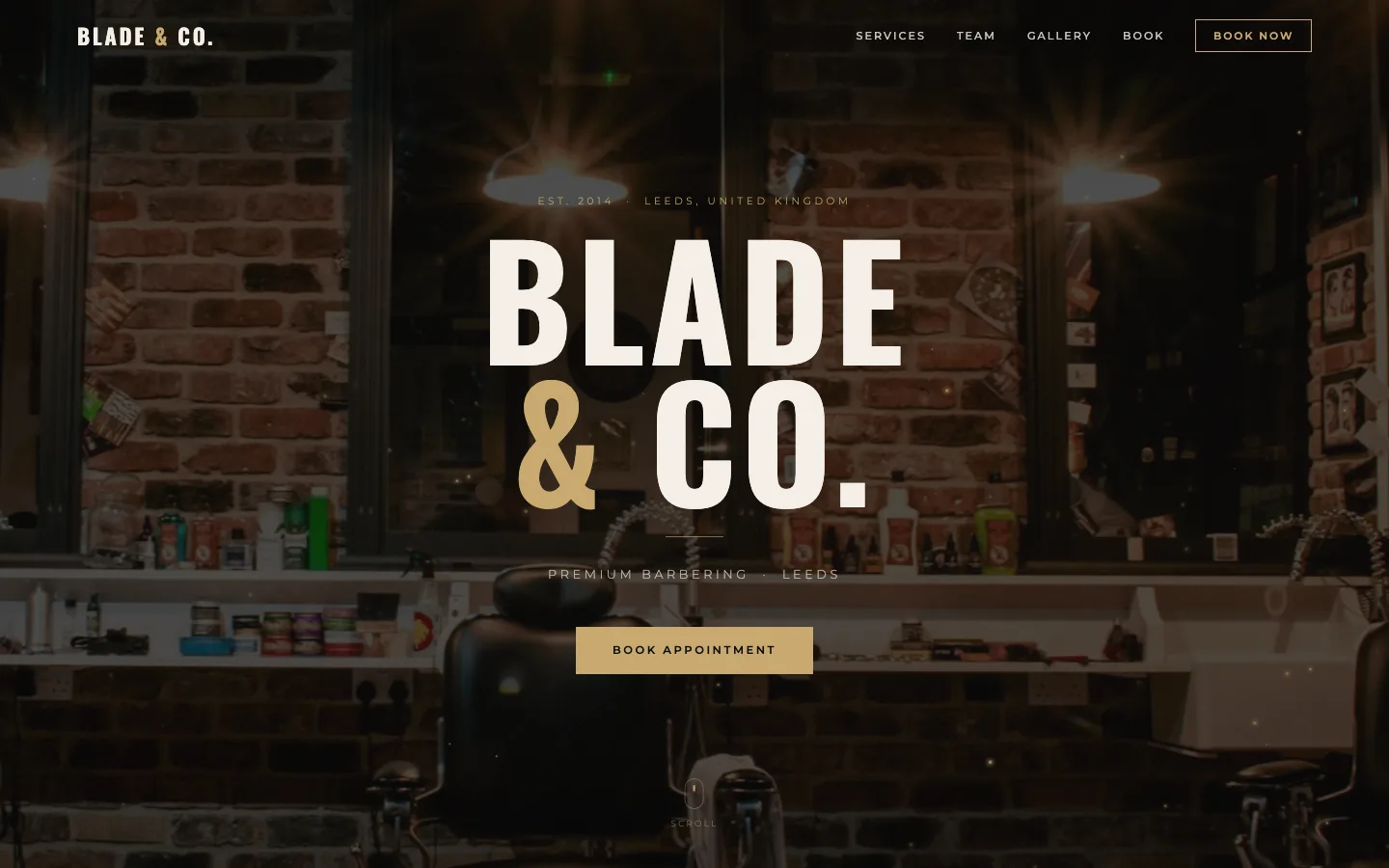 Blade & Co. website preview