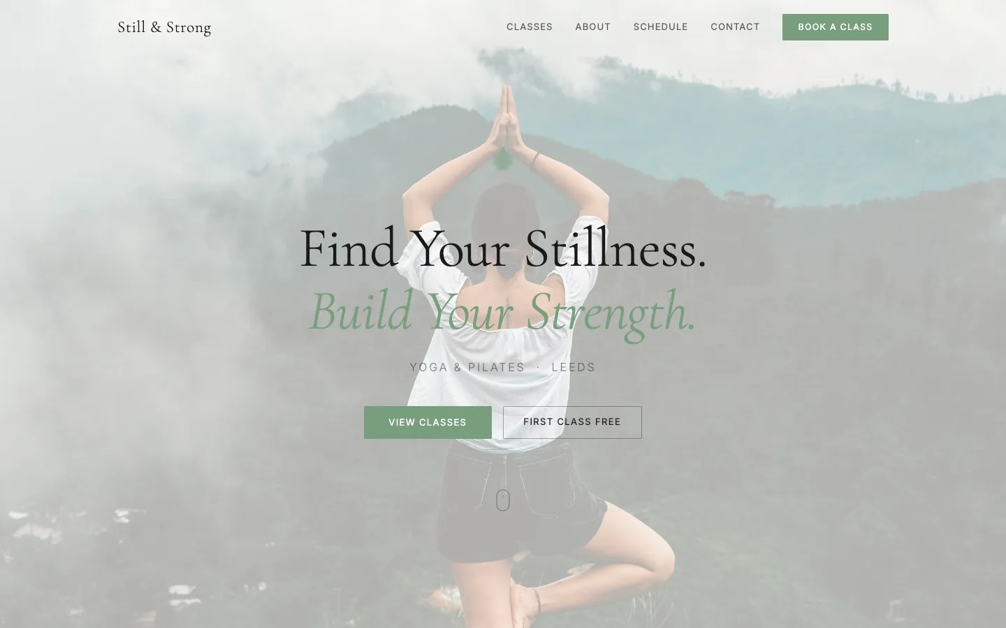 Still & Strong website preview